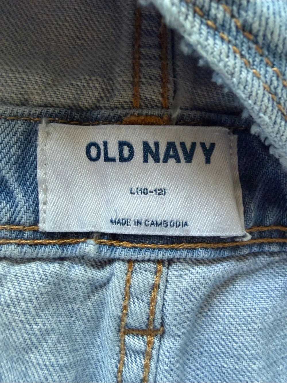 Old Navy Light Blue Denim Short Overalls